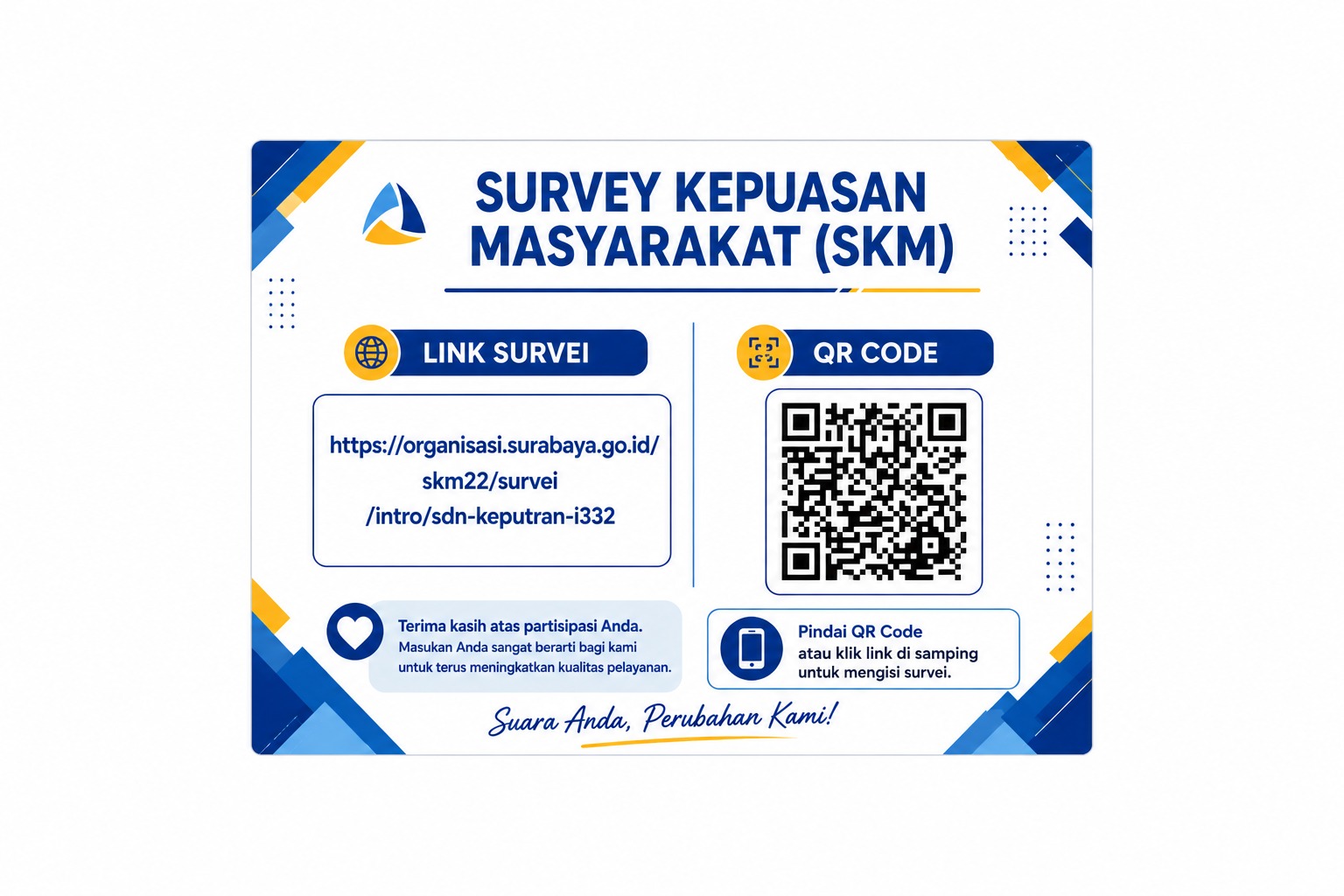 Survei Kepuasan Masyarakat (SKM).